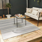 Rainbow Outdoor Rug Grey