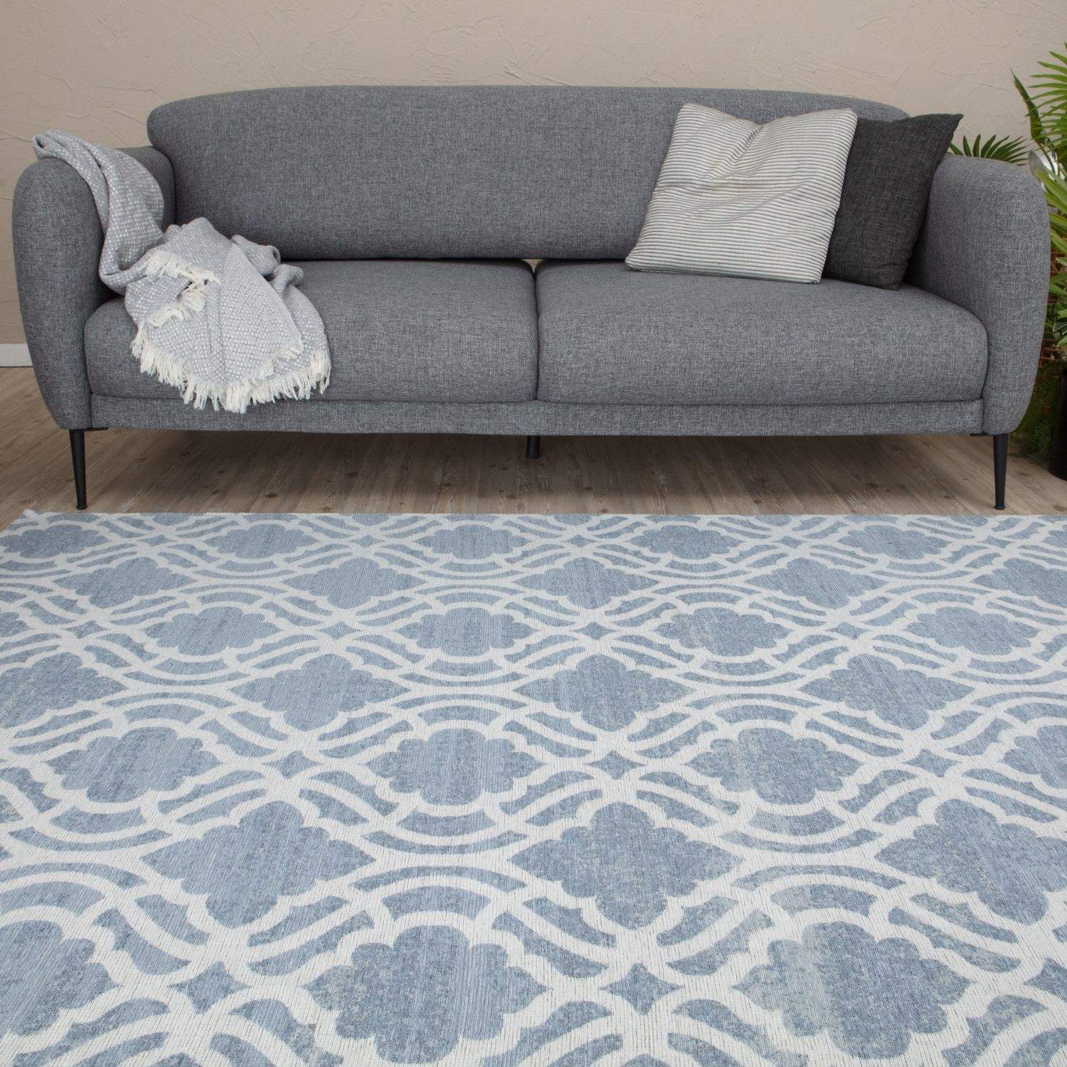 Washable Rug Carina Blue