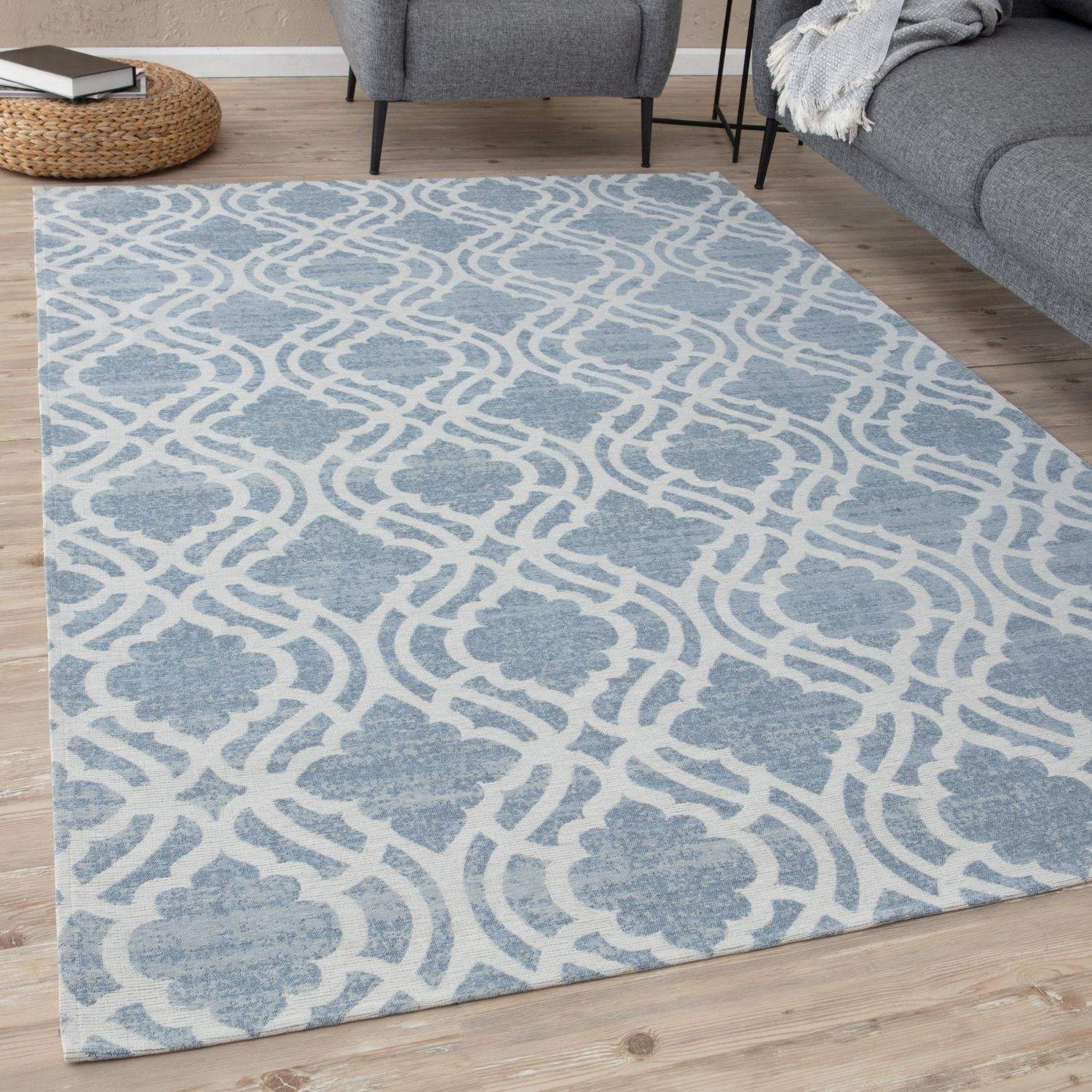 Washable Rug Carina Blue