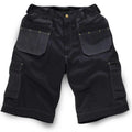 Standsafe WK020 Contrast Holster Pocket Work Shorts Black 38" Waist