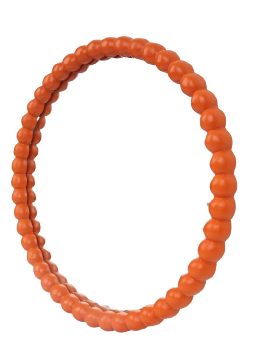 Orange Ball Wall Mirror Sculptural Framing, Pure Joy