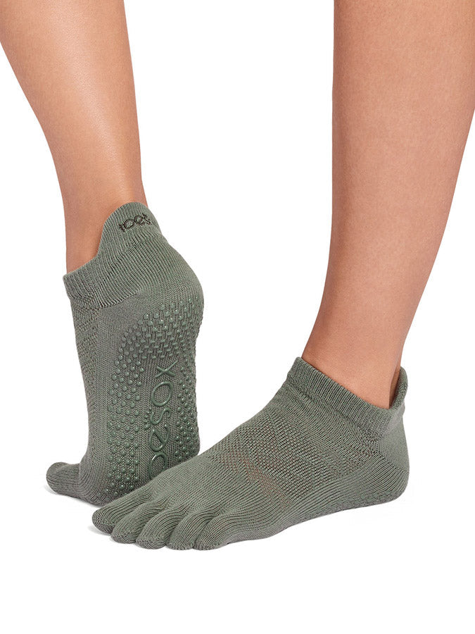 ToeSox Low Rise Full Toe Women's Yoga Grip Socks