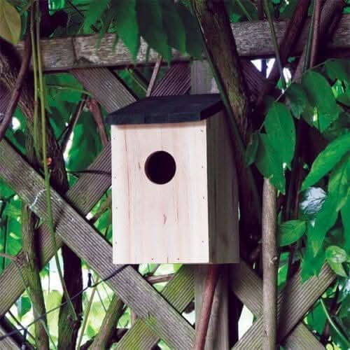 Wooden Bird Nesting Boxes x8
