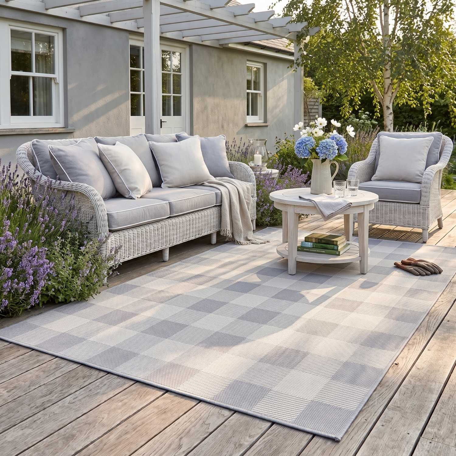Ecology Outdoor Rug Grey