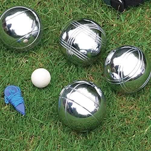Outdoor Steel Boules Garden Game Set for Kids & Family Fun