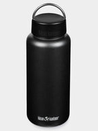Klean Kanteen Wide Mouth Bottle 40oz (1182ml) With Loop Cap Black