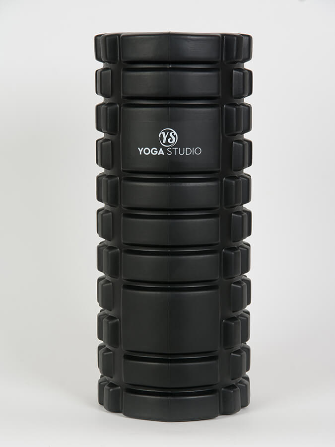 Yoga Studio SMR Trigger Point Grid Foam Massage Roller Black