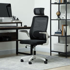 Mesh Office Chair with Headrest, Lumbar Support - Executive