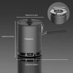 FireMaple Petrel G3 Cooking set (Ultralight) with Greenpeak stove