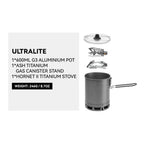 Firemaple Petrel G3 Ultralight Cooking system with Stove with  Hornet ii stove