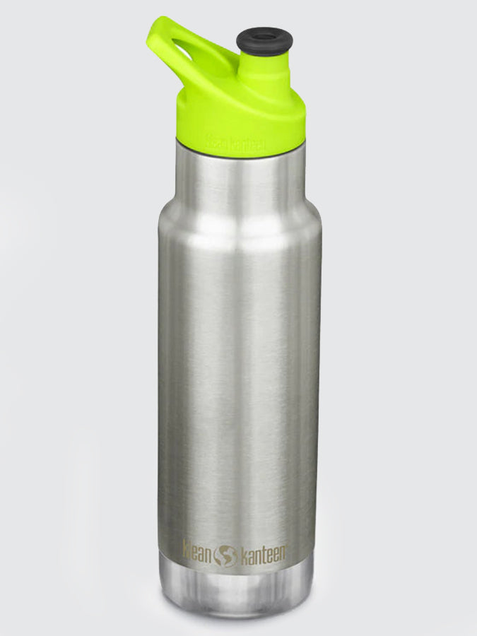 Klean Kanteen Kid Insulated Classic Sport Cap 12oz (355ml) Brushed Stainless