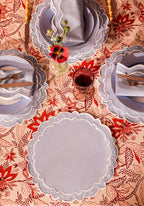 Aurora Set of 4 Placemats- Light Blue