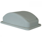 Plastic Lid for 23 Gal Plastic Trash Can Grey