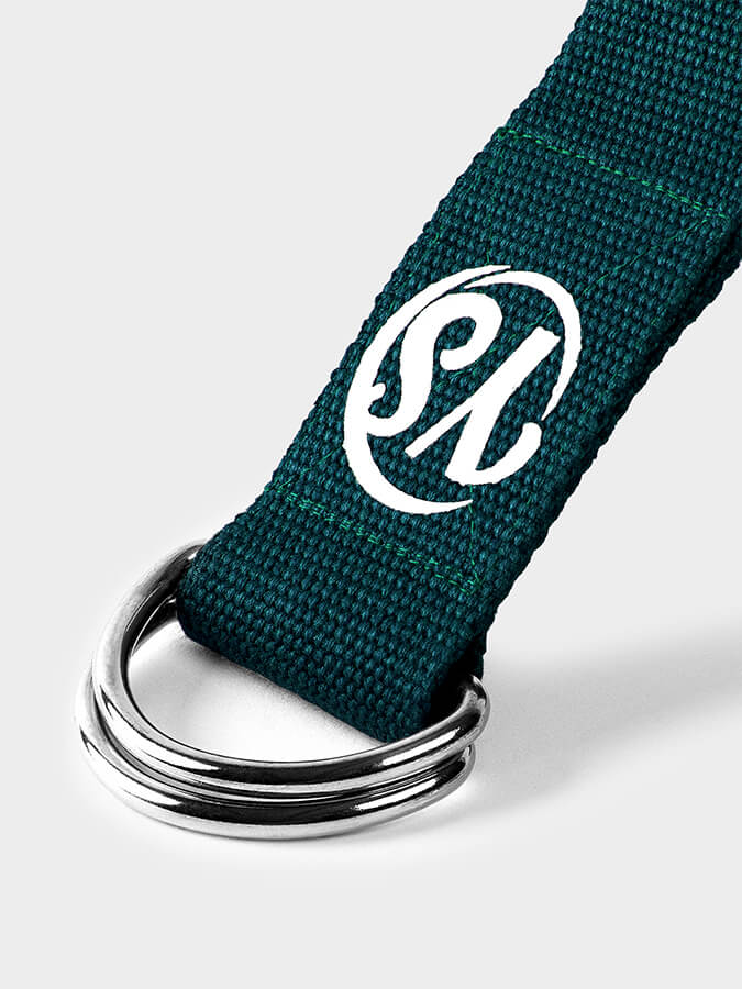 GOTS Organic Cotton D-Ring 2.5m Yoga Belt Strap