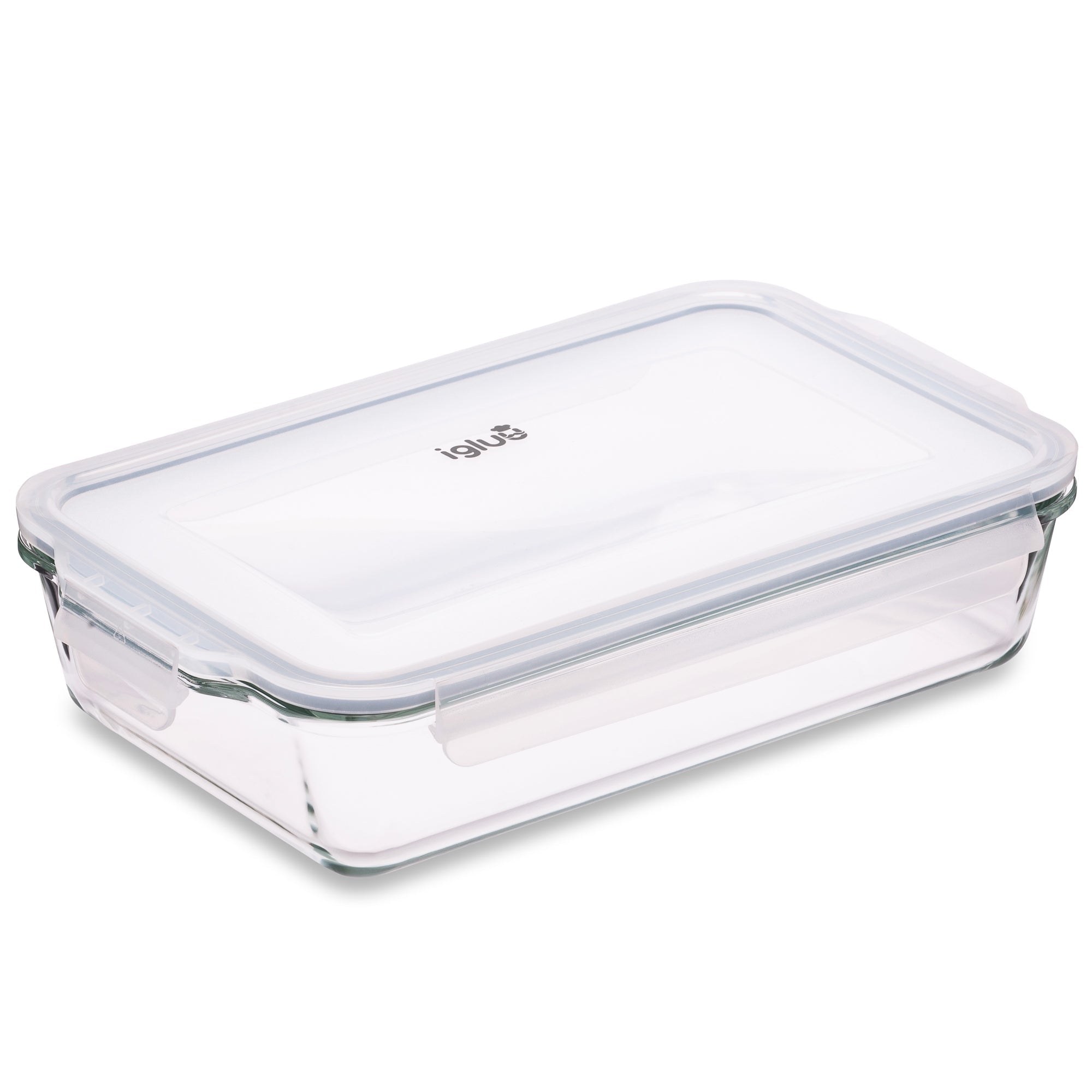 2.2L Borosilicate Glass Lasagne Dish with Lid 1-pack