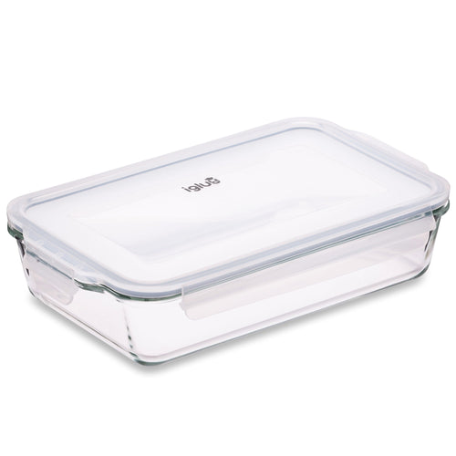 2.2L Borosilicate Glass Lasagne Dish with Lid 1-pack
