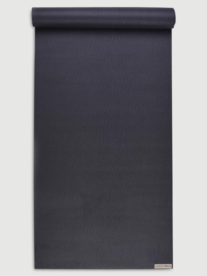 Jade Yoga 68" Travel Yoga Mat 3mm Black