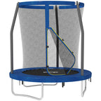 6ft Outdoor Trampoline with Safety Enclosure Net Φ183 x 200Hcm