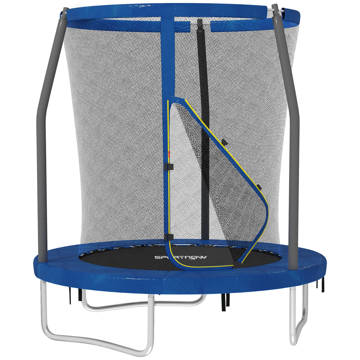 6ft Outdoor Trampoline with Safety Enclosure Net Φ183 x 200Hcm