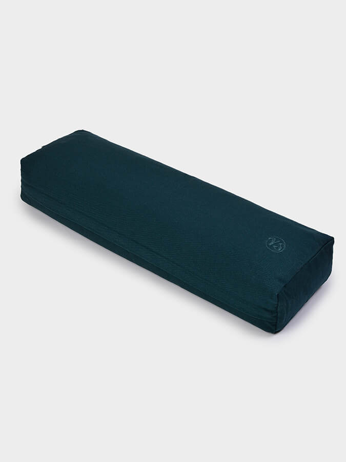 Yoga Studio Small Buckwheat Rectangular Bolster Teal