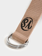 GOTS Organic Cotton D-Ring 2.5m Yoga Belt Strap