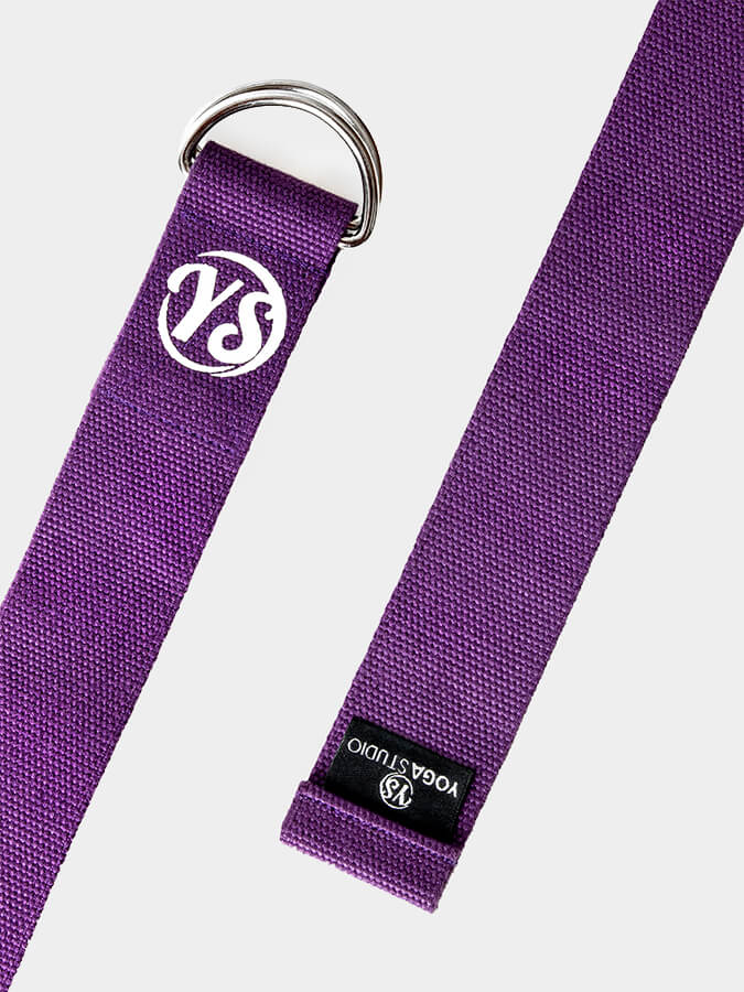 GOTS Organic Cotton D-Ring 2.5m Yoga Belt Strap