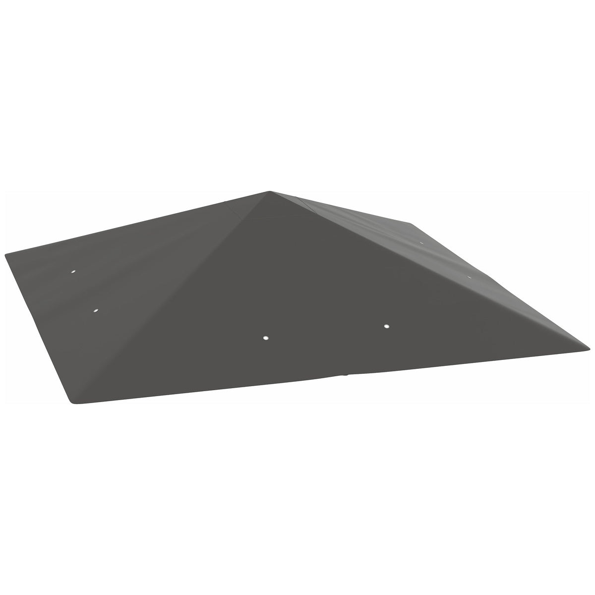 3 x 3(m) Gazebo Canopy Replacement Cover with Drain Holes Grey