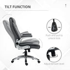 High Back Executive Office Chair Home Swivel Dark Grey