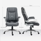 High Back Executive Office Chair Home Swivel Dark Grey