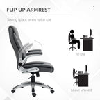 High Back Executive Office Chair Home Swivel Dark Grey