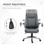 High Back Executive Office Chair Home Swivel Dark Grey