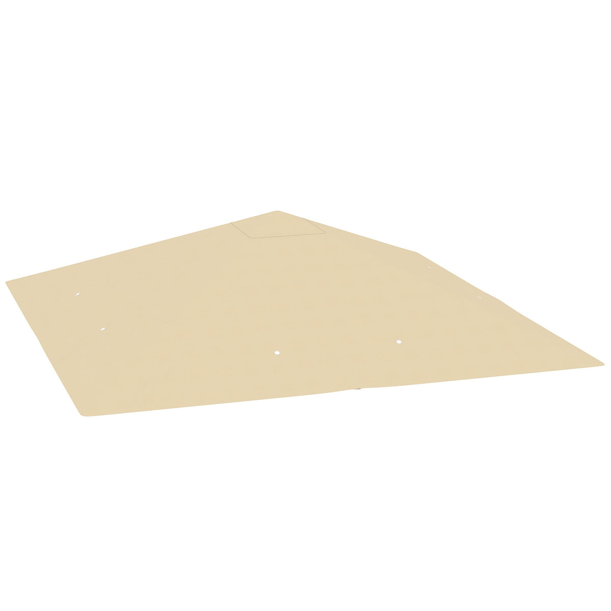 3 x 3(m) Gazebo Canopy Replacement Cover with Drain Holes Beige