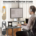 168cm Reversible L Shaped Desk, Industrial Corner Computer Desk with Adjustable Shelf and Storage Bag, 240cm 2 Person Desk with Monitor Stand, Black