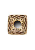 Rattan Tissue Box Cover - Brown