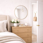 Round Gold Metal Circle Mirror 50cm x 50cm