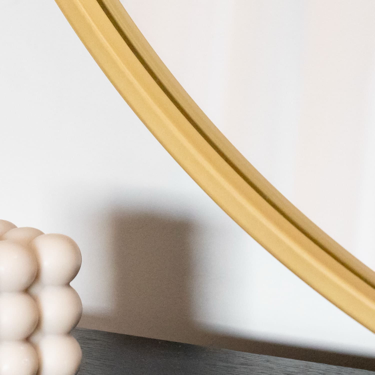 Round Gold Metal Circle Mirror 70cm x 70cm