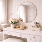 Round Gold Metal Circle Mirror 70cm x 70cm