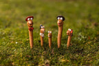 5 Piece Mini Garden Worm Ornaments Resin Plant Pot Figurines