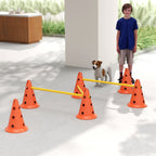 Dog Agility Equipment Set, 3 PCS Adjustable Height Jumping Obstacles