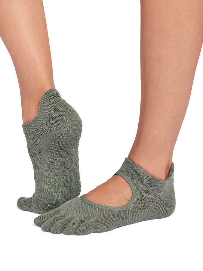 ToeSox Full Toe Bellarina Women's Yoga Grip Socks