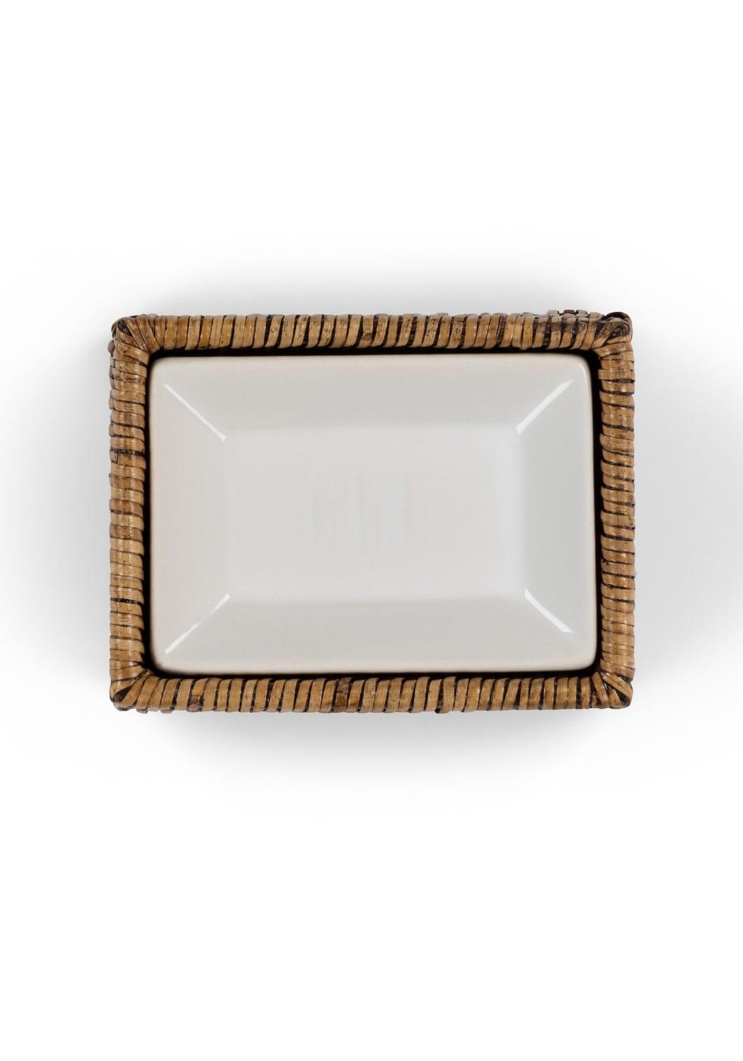 Rosie's Suds and Style Rattan Soap Dish
