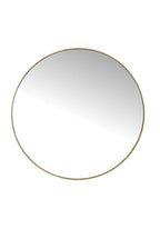 Round Gold Living Room Mirror