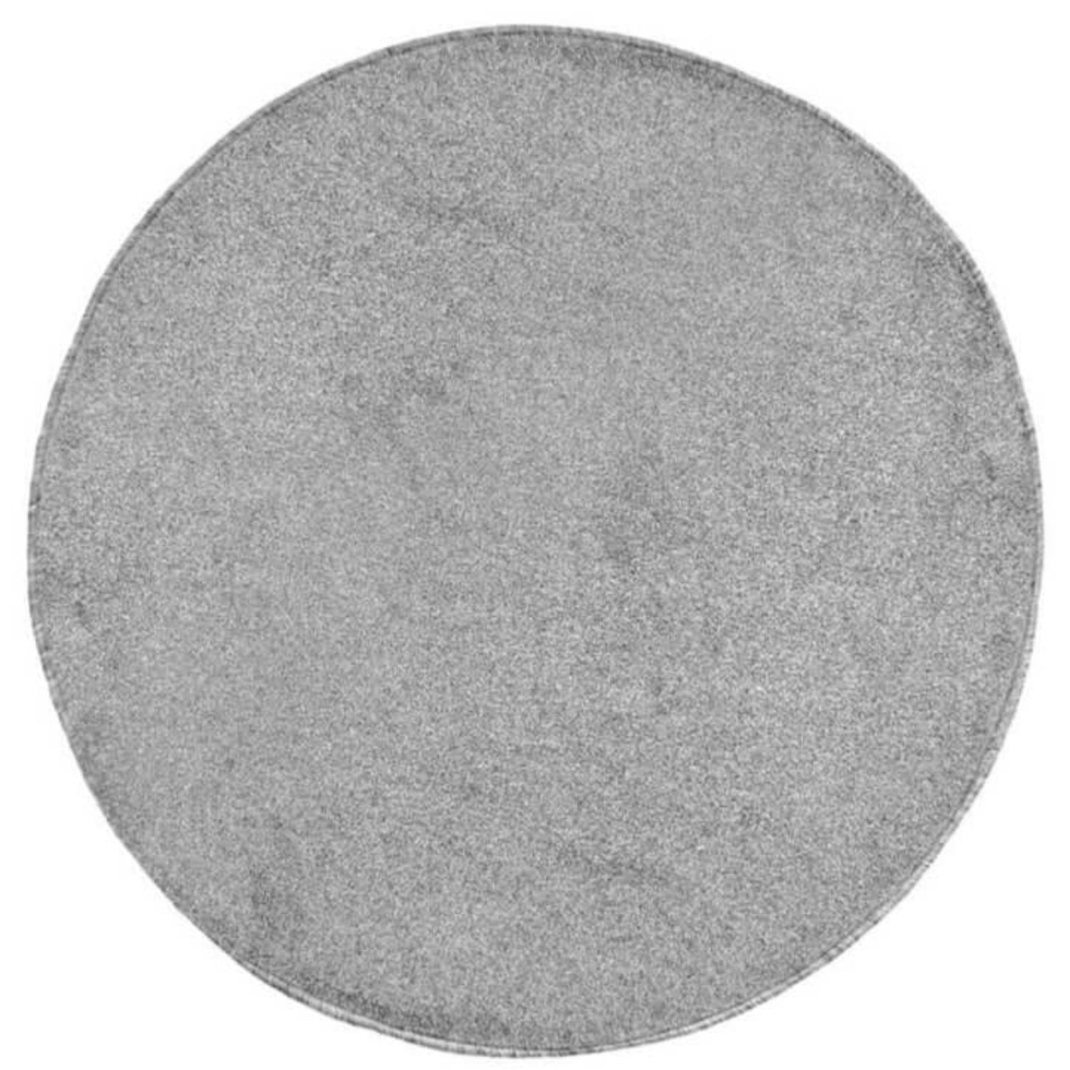 Relay Grey Recycled Low Pile Rug Ø 200 cm
