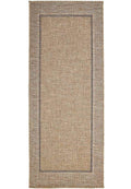 Summer Latte Border Rug – Indoor/Outdoor 80X200 cm