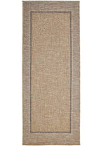 Summer Latte Border Rug – Indoor/Outdoor 80X200 cm