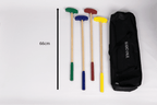 Kid's Toy Wooden Golf Set With Clubs, Balls and Ramps