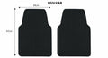 Universal Hex Dirt Catcher Anti-Slip Car Floor Mats 2pc Front Set - Regular
