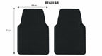 Universal Hex Dirt Catcher Anti-Slip Car Floor Mats 2pc Front Set - Regular
