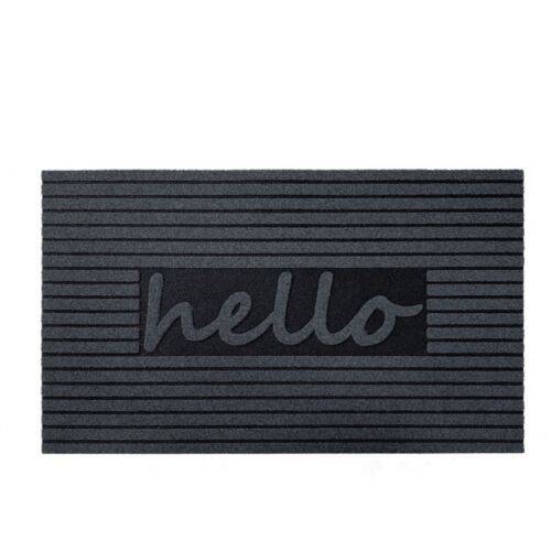 Eco-Friendly "Welcome/Hello" Door Mat - Grey Hello