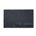 Eco-Friendly "Welcome/Hello" Door Mat - Grey Welcome Mat Italics